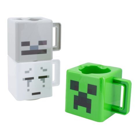Mug - Minecraft - Stacking Mugs X3